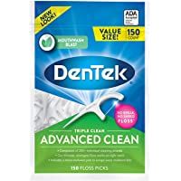 DenTek Triple Clean Floss Picks 150 count by DenTek